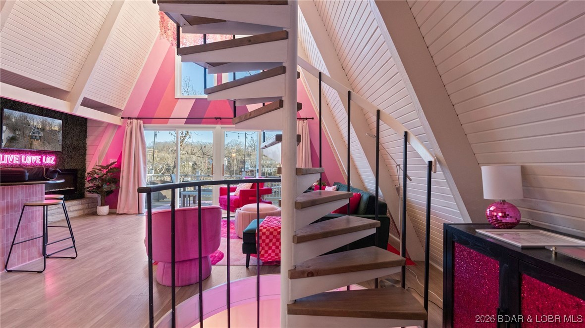 39 Bayview Cove Road Lake Ozark, MO 65049 - Photo 32 of 75 18 Abby Rd. Lake Ozark, MO. Spiral staircase conne