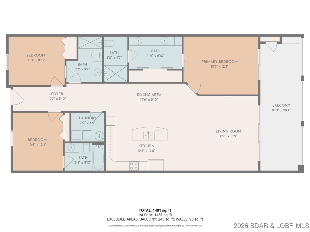 39 Bayview Cove Road Lake Ozark, MO 65049 - Photo 75 of 75 1045 Topsider Ln. #114 Osage Beach, MO. Floor plan