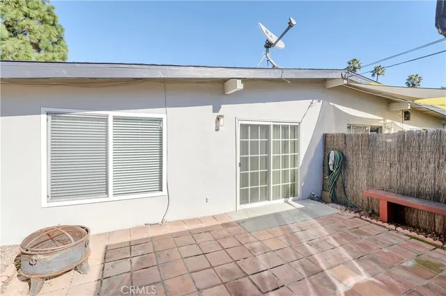 a view of backyard with cabin