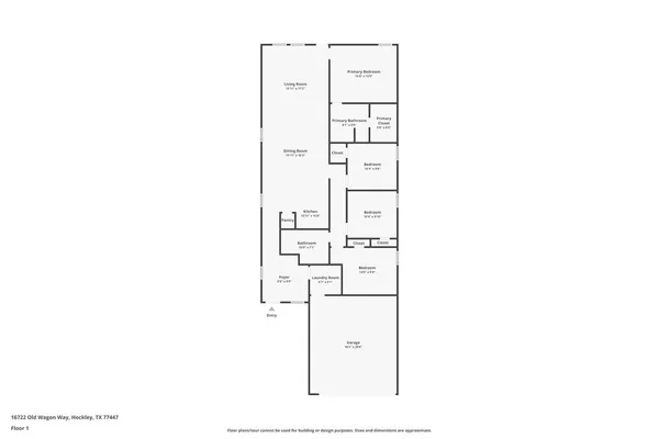 $1,765 | 16722 Old Wagon Way, Hockley, TX 77447