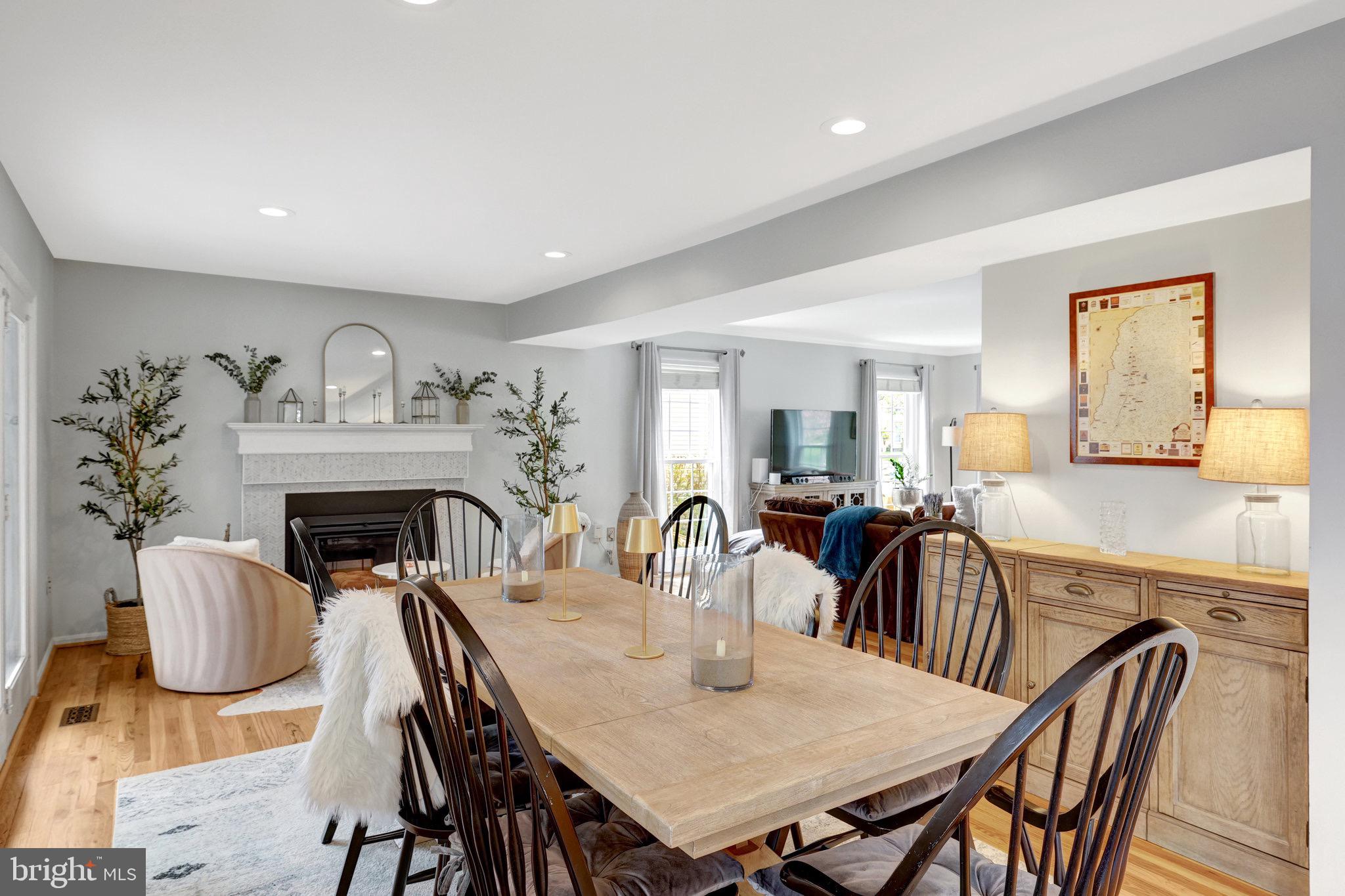 44116 Bristow Circle Ashburn, VA 20147 - Photo 17 of 79 a view of a dining room with furniture