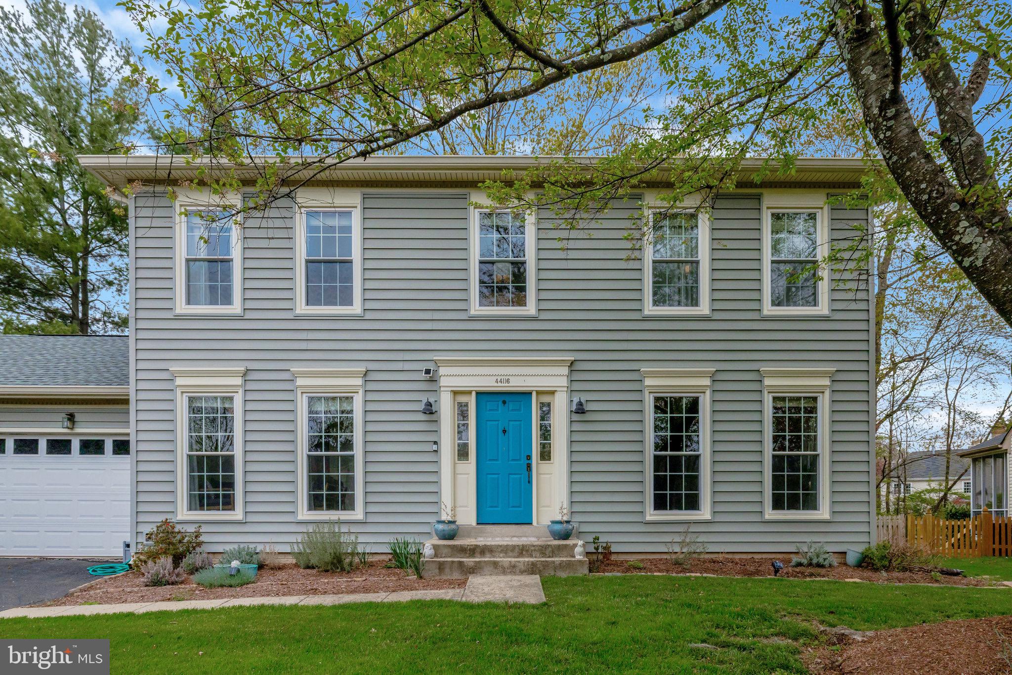 44116 Bristow Circle Ashburn, VA 20147 - Photo 2 of 79 front view of a house with a yard