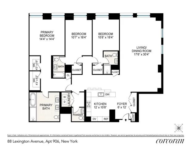 $4,995,000 | 88 Lexington Avenue, Unit 906 | NoMad