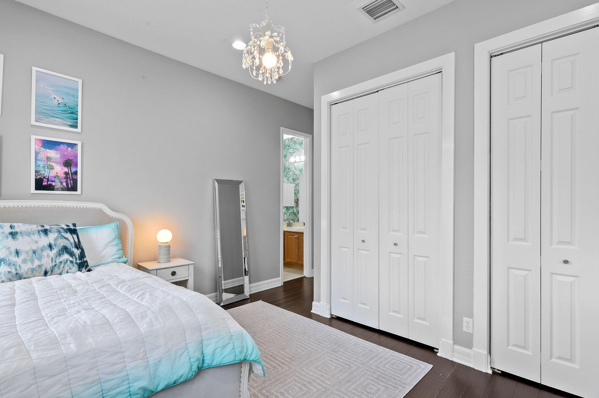 147 Killarney Court Jupiter, FL 33458 - Photo 24 of 68 a bedroom with bed and window