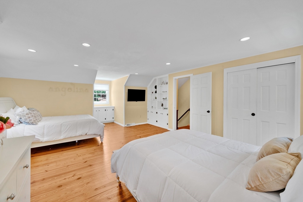 3 Mark Road Wilbraham, MA 01095 - Photo 27 of 39 a bedroom with a bed and a refrigerator