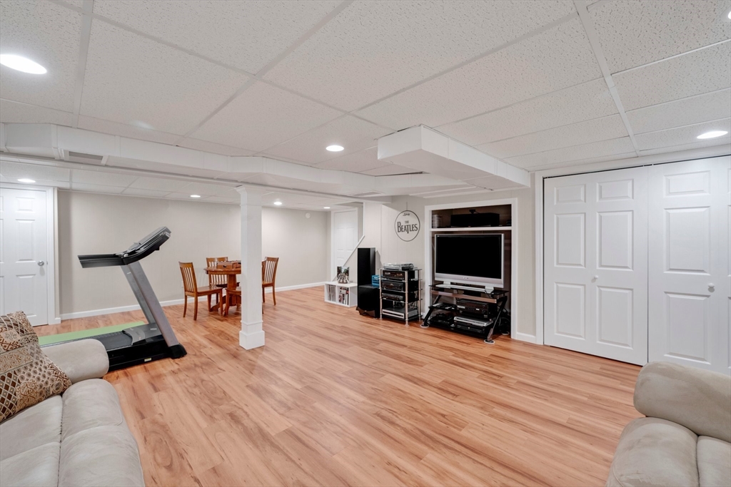 3 Mark Road Wilbraham, MA 01095 - Photo 35 of 39 a view of a livingroom with furniture and a flat screen tv