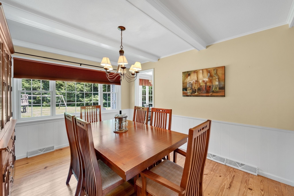 3 Mark Road Wilbraham, MA 01095 - Photo 6 of 39 a view of a dining room with furniture window and outside view