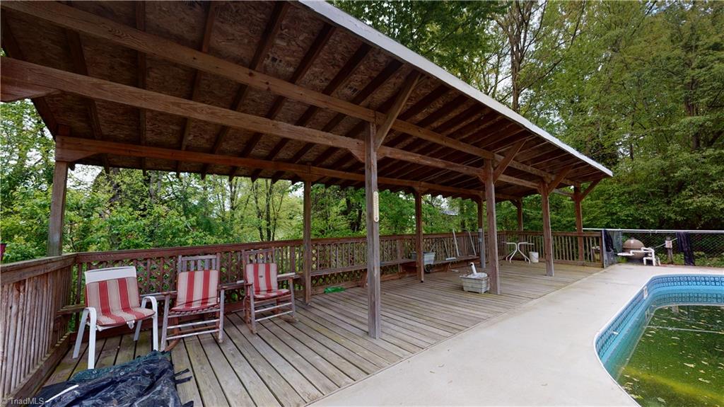 211 West Greenhill Road Mount Airy, NC 27030 - Photo 3 of 25 Covered Pool Deck