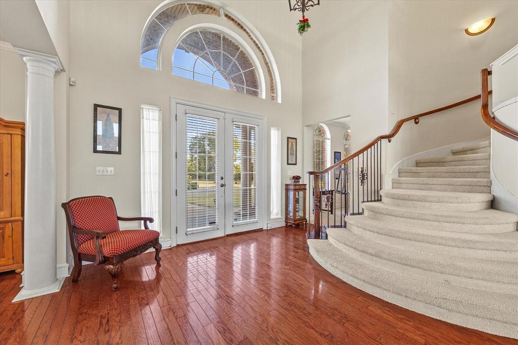 3399 Peterson Road South Iowa Park, TX 76367 - Photo 30 of 40 a view of entryway and hall with wooden floor