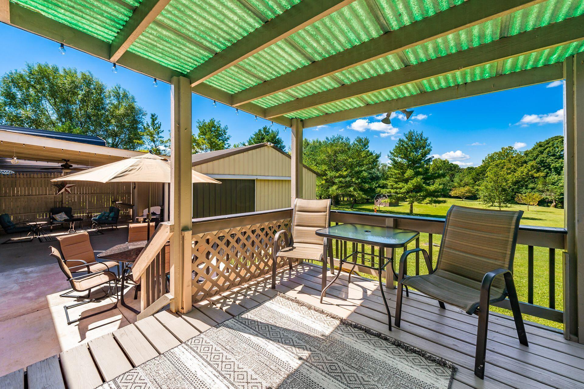 18391 Ringgold Southern Road Circleville, OH 43113 - Photo 37 of 45 Nice Relaxing Covered Deck