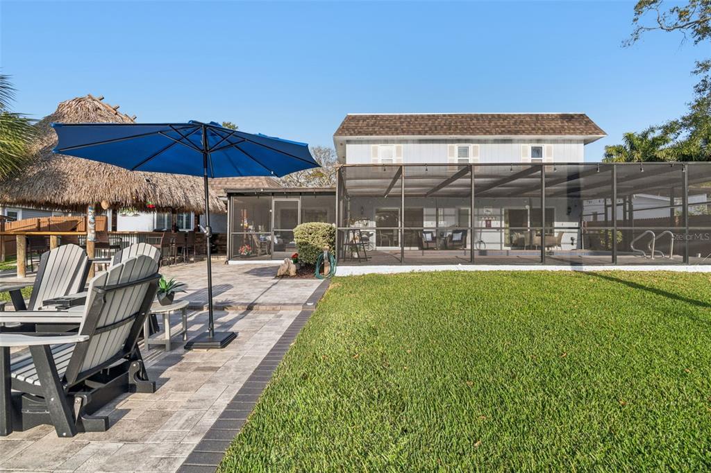 5809 Rio Drive New Port Richey, FL 34652 - Photo 39 of 61 a view of a backyard with sitting area