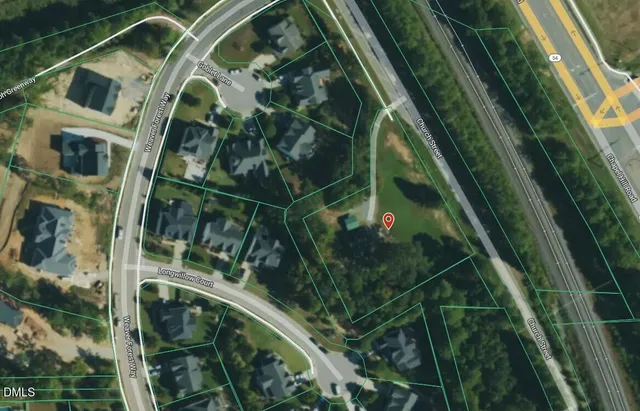 a bird view of a garden