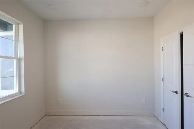 a small space with a window