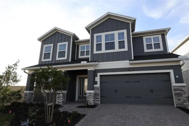 a house view with a outdoor space