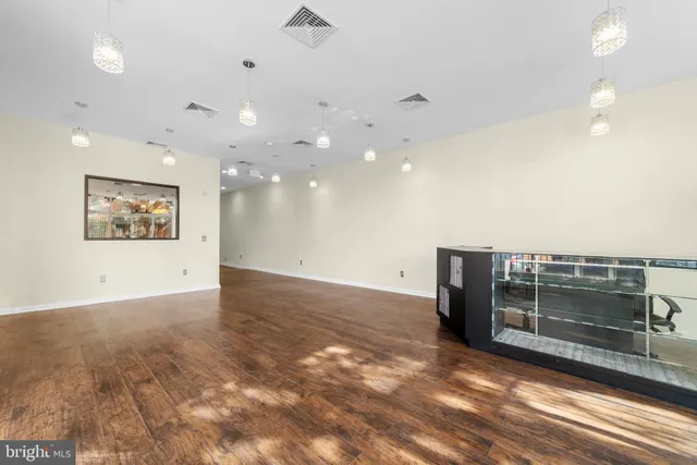 a view of kitchen and microwave