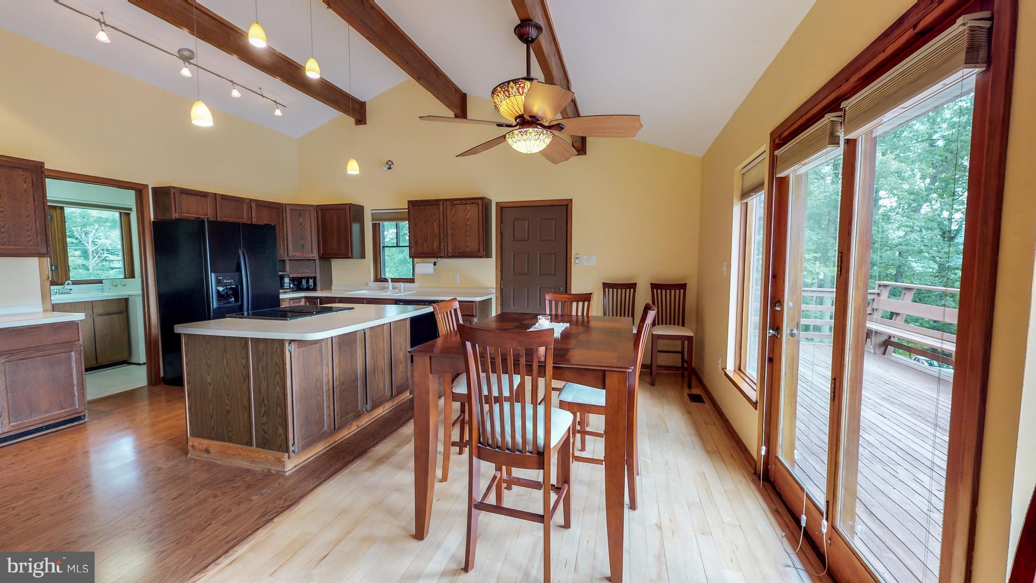 51 Thunder Road Front Royal, VA 22630 - Photo 18 of 28 Kitchen with exposed beams