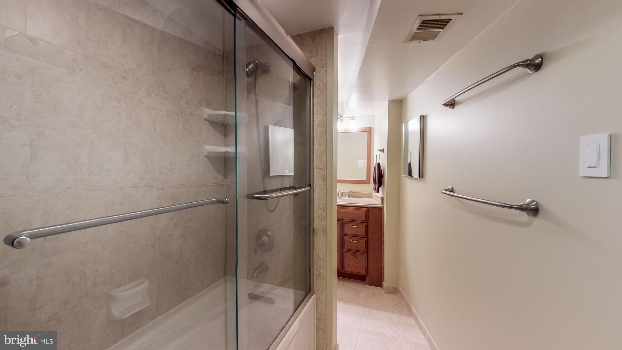 51 Thunder Road Front Royal, VA 22630 - Photo 24 of 28 basement bath with tile and glass shower doors