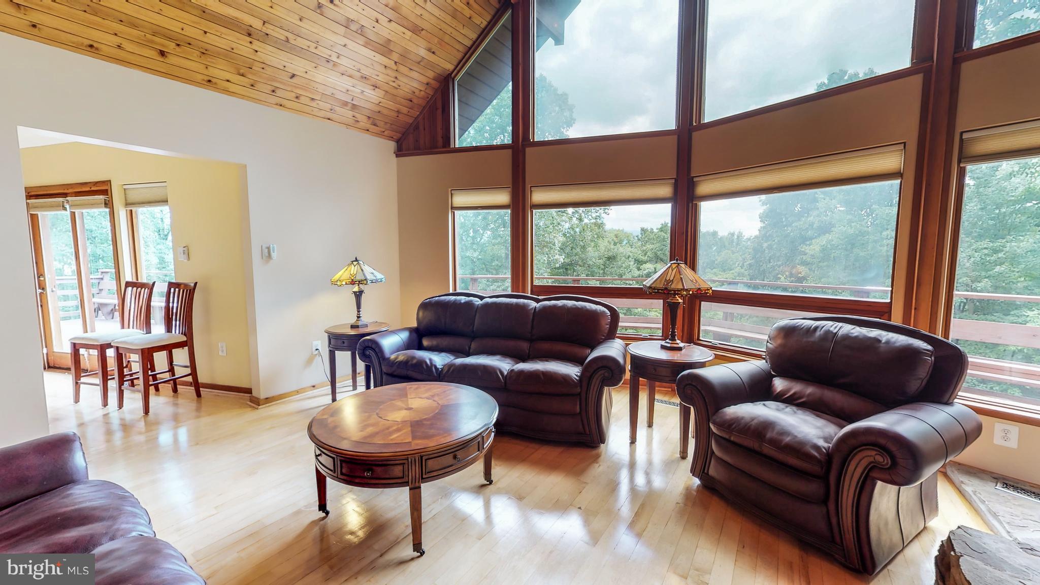 Huge windows to take in the view