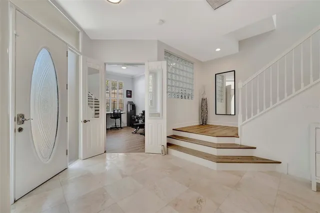 a view of a small space