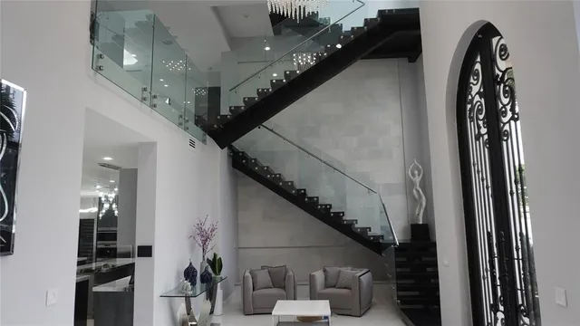 a view of dinning table and chairs in patio