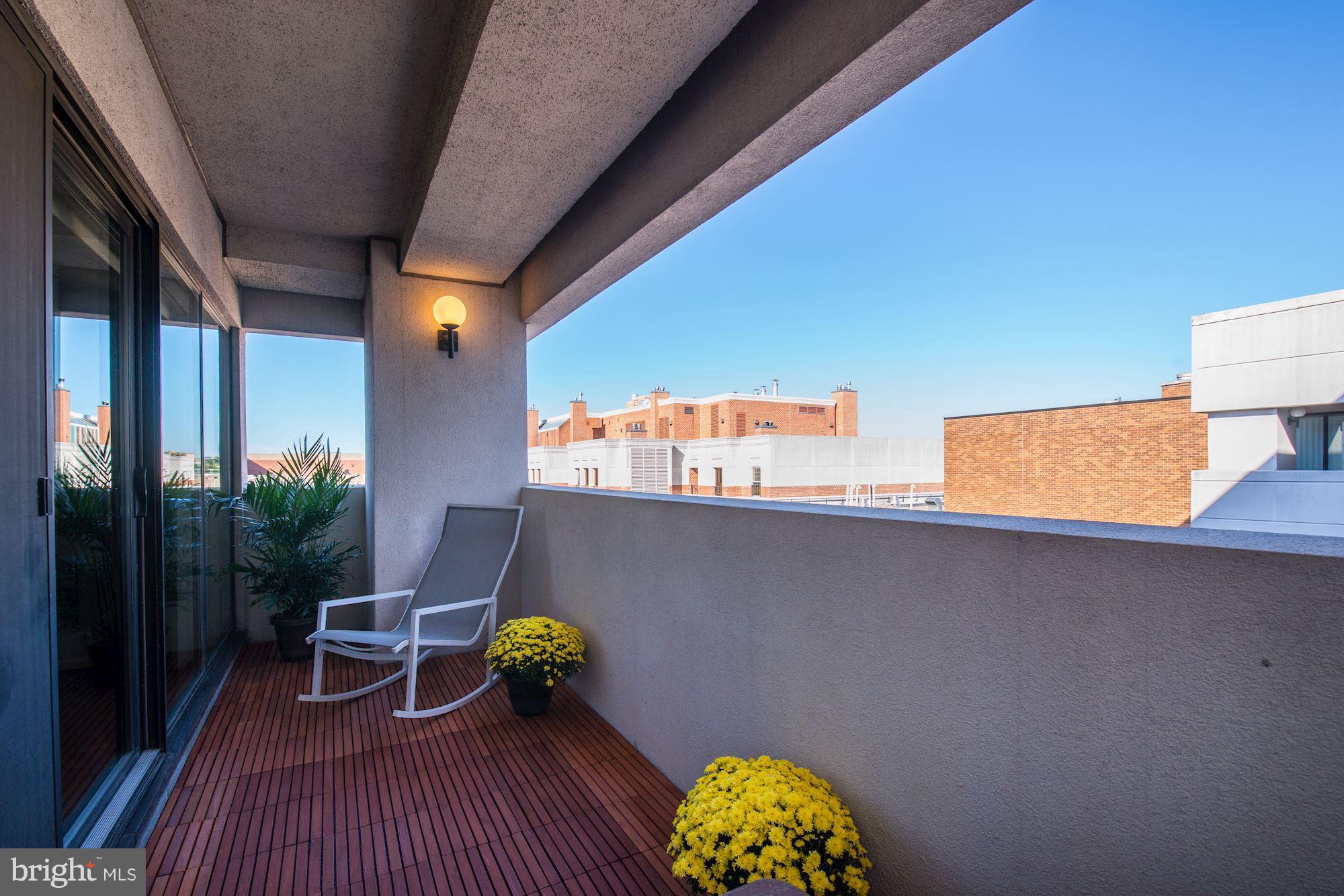 2311 M Street Northwest, Unit 1002 Washington, DC 20037 - Photo 16 of 29 Long Balcony