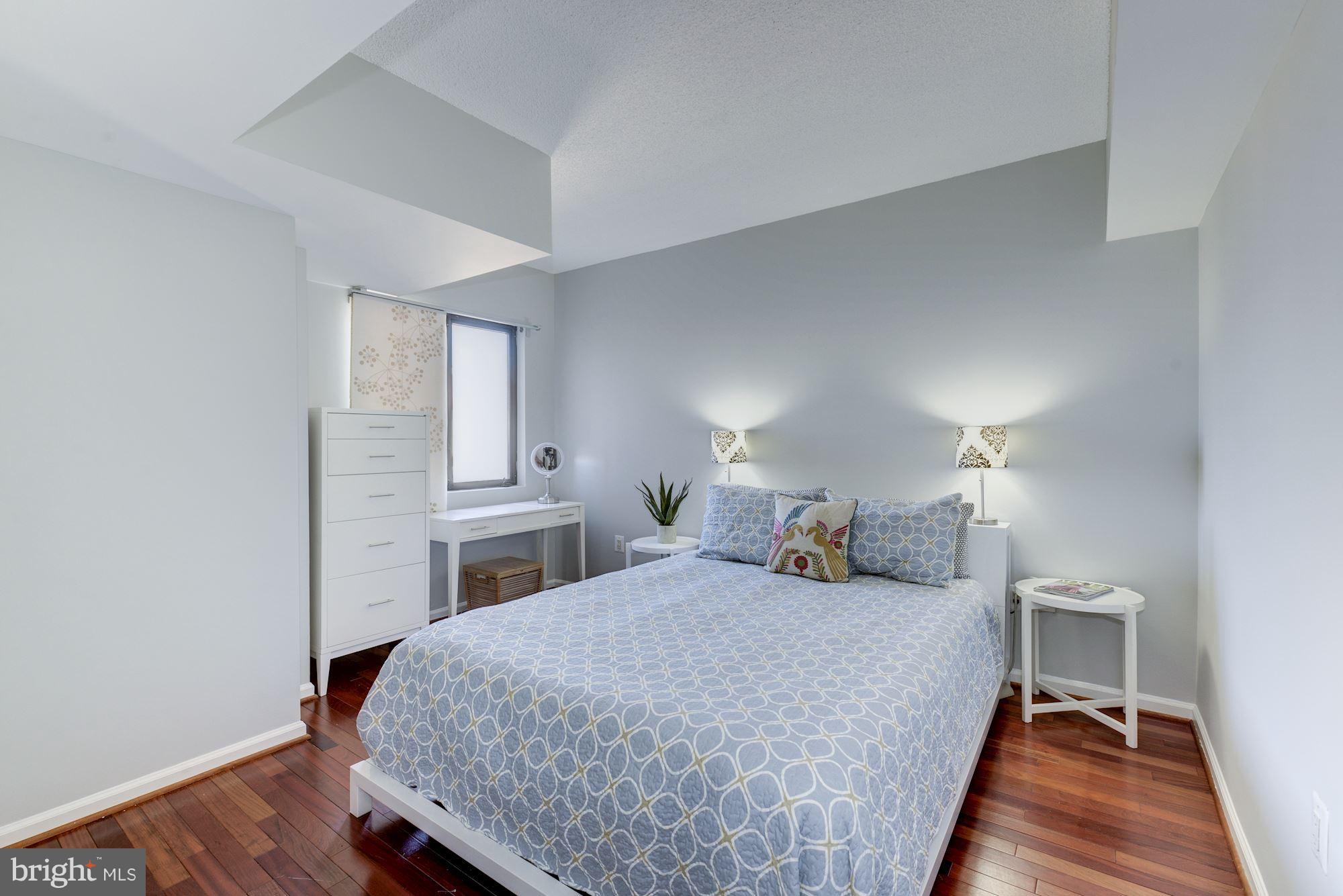 2311 M Street Northwest, Unit 1002 Washington, DC 20037 - Photo 17 of 29 Bedroom With Brazilian Cherry Floors