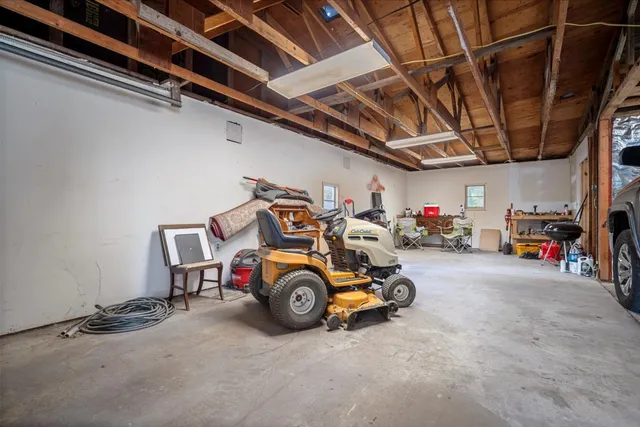 a view of car garage