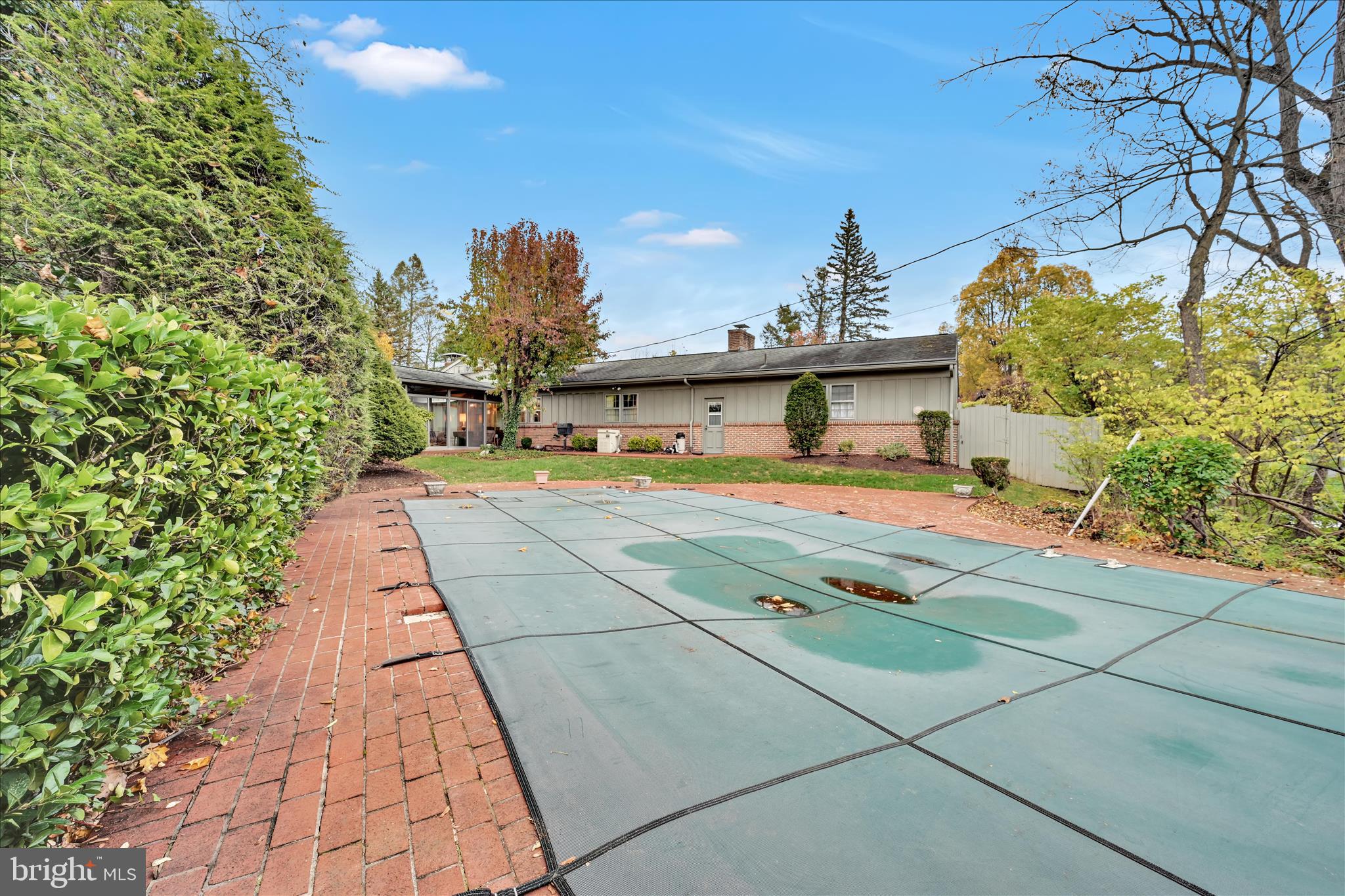1451 Museum Road Wyomissing, PA 19610 - Photo 35 of 44 a view of a swimming pool with a yard and potted plants