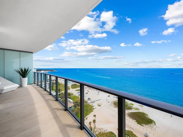 a window with an outdoor space