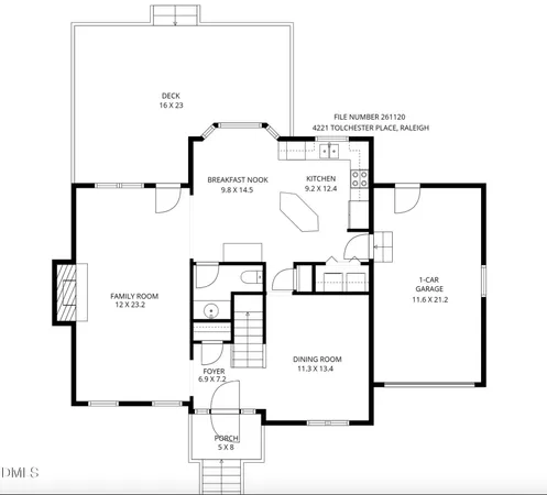 $525,000 | 4221 Tolchester Place, Raleigh, NC 27613
