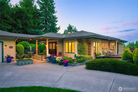 a front view of a house with a porch