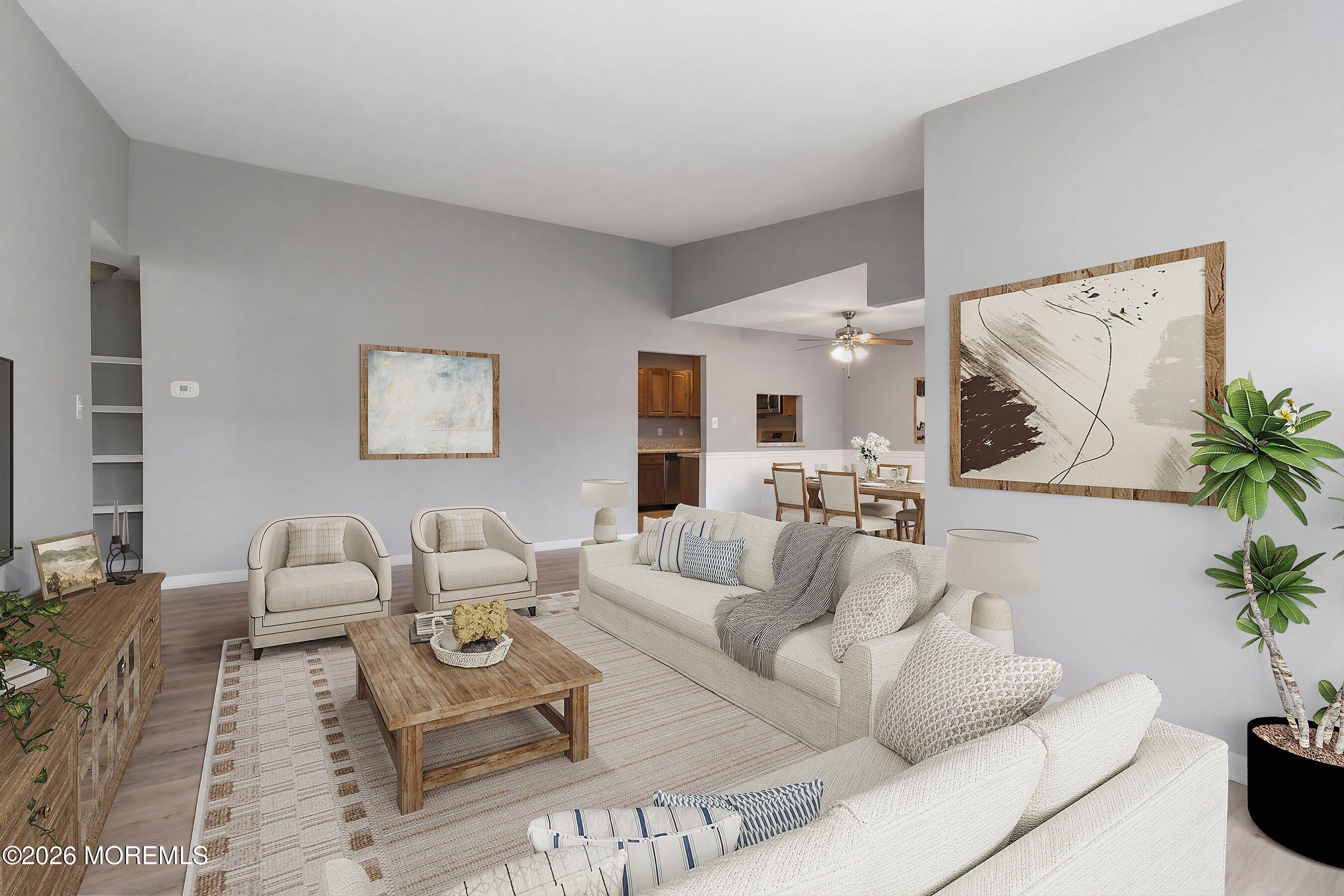 1 Boxwood Terrace, Unit 243 Red Bank, NJ 07701 - Photo 6 of 27 Living 3 STAGED