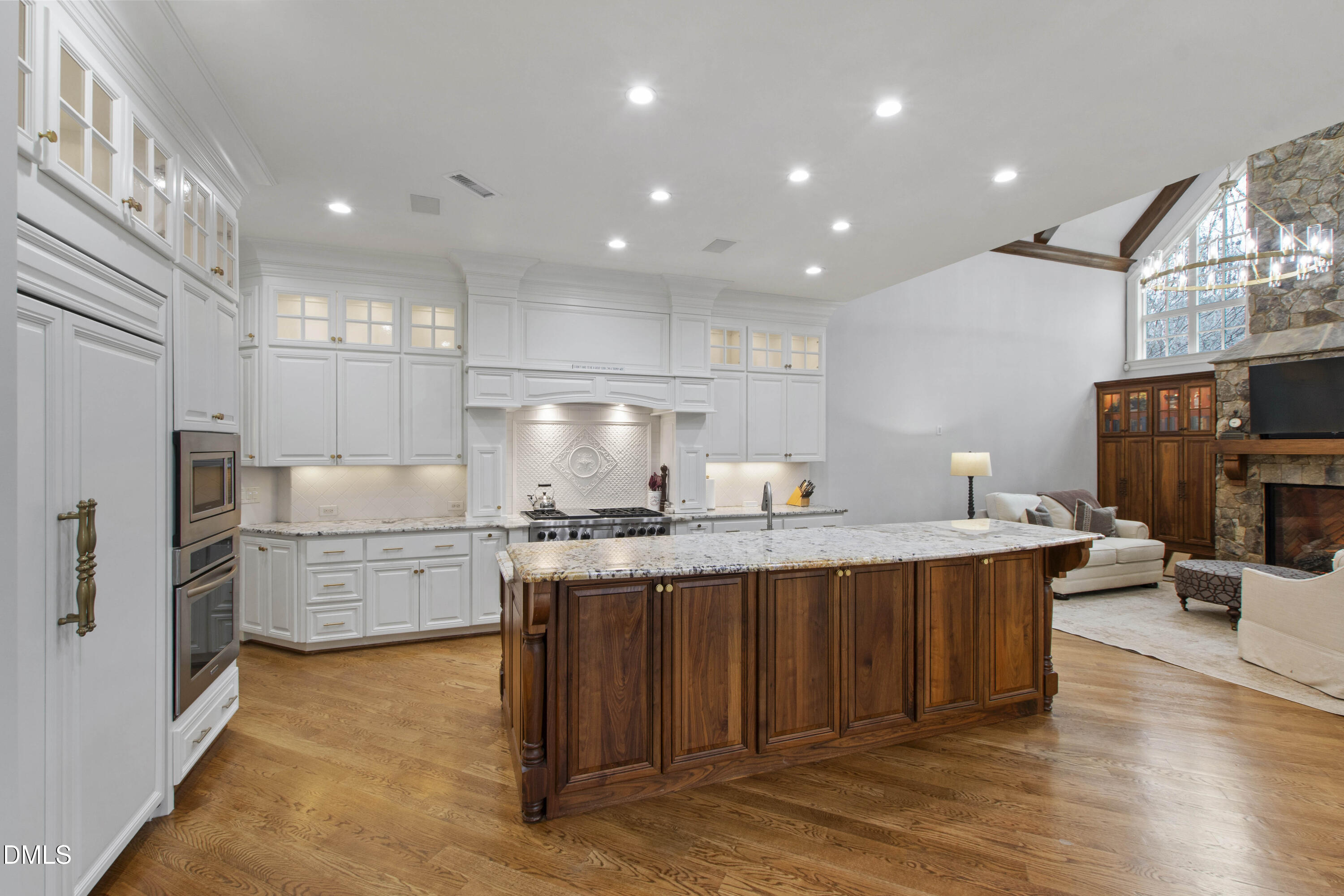 15508 Possum Track Road Raleigh, NC 27614 - Photo 28 of 85 a kitchen with stainless steel appliances granite countertop a sink a stove and a refrigerator