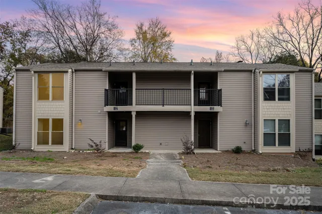 a view of a house with a patio