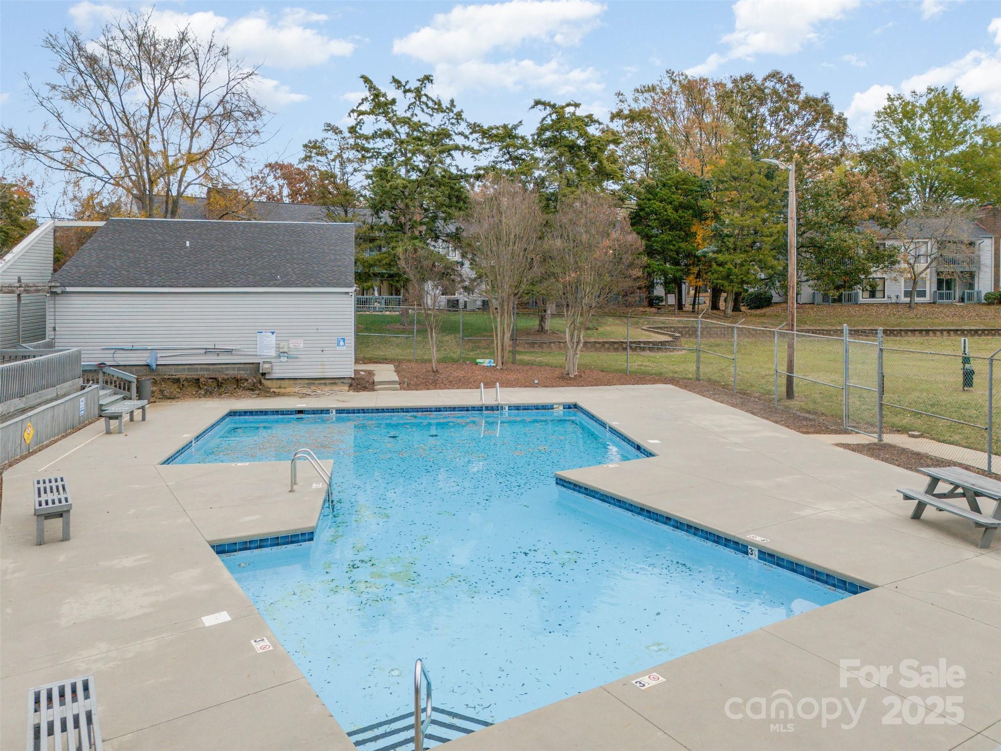 11049 Cedar View Road Charlotte, NC 28226 - Photo 14 of 19 swimming pool view with a outdoor space