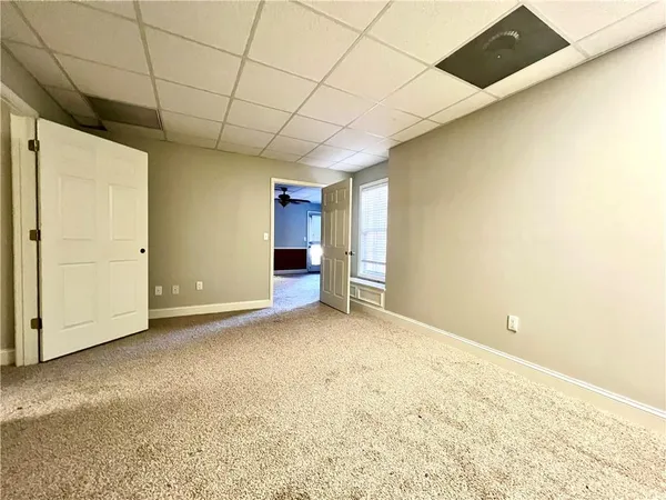 a view of empty room