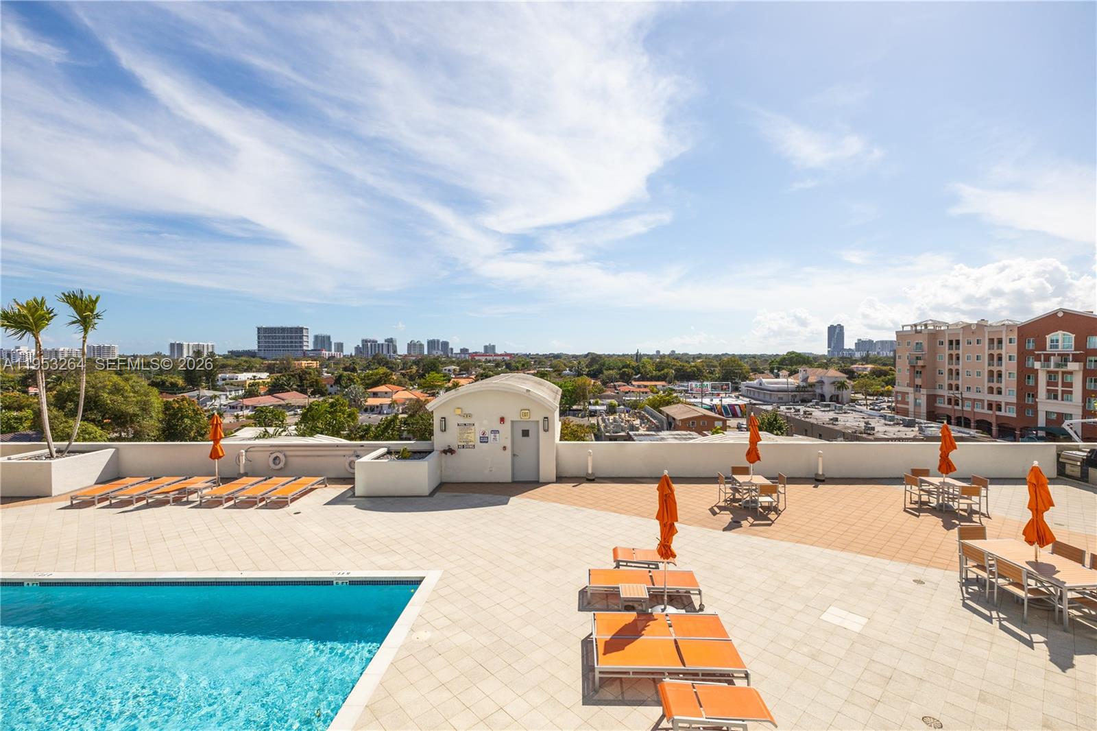 3180 Southwest 22nd Street, Unit 601 Miami, FL 33145 - Photo 3 of 29 a view of a terrace with furniture