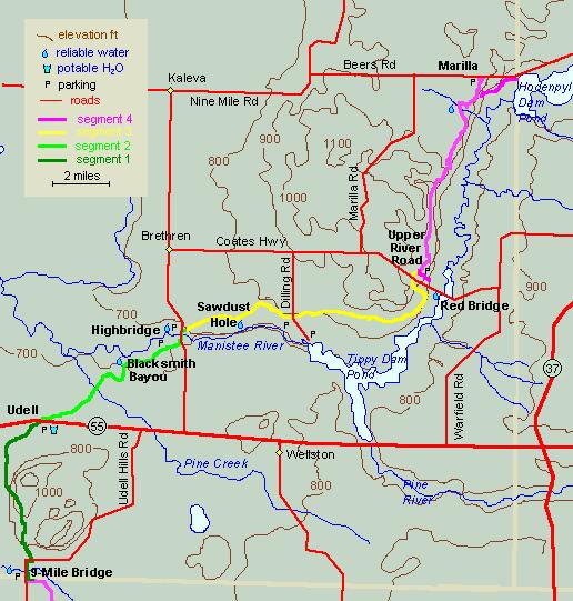 Coates Highway Brethren, MI 49619 - Photo 14 of 15 North Country Trail Map