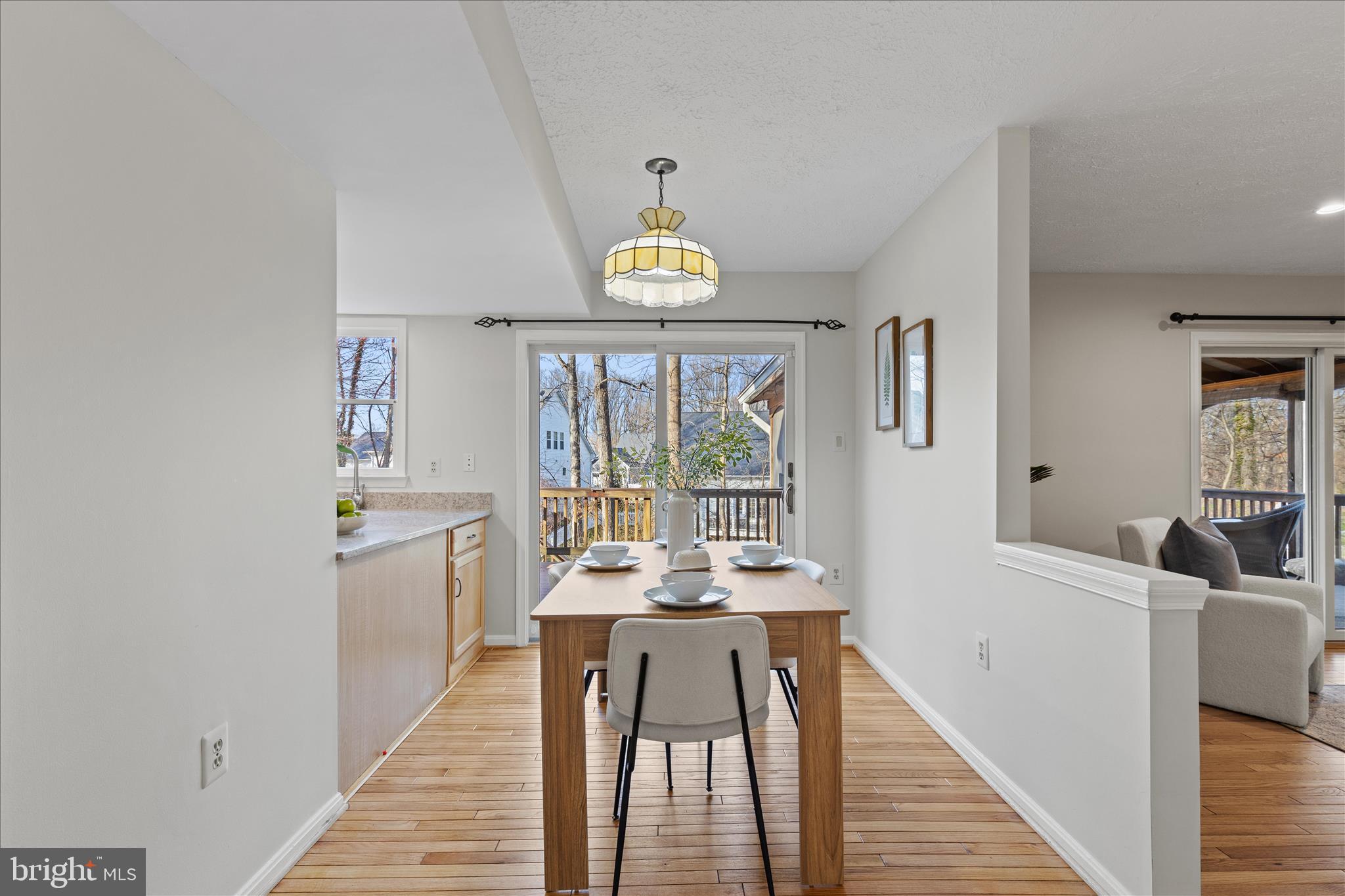 865 Moffett Forge Road Herndon, VA 20170 - Photo 18 of 62 a view of a dining room with a window