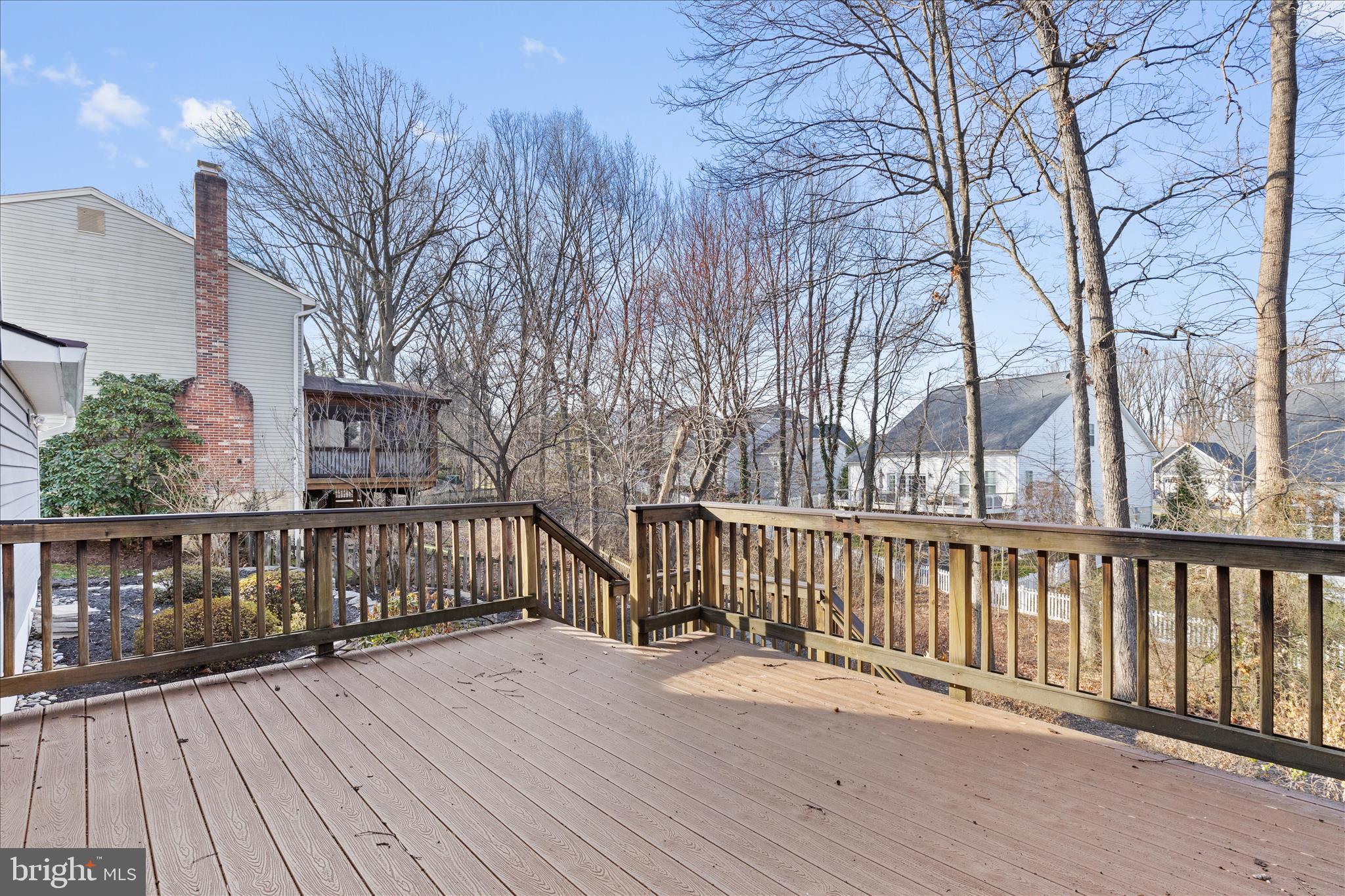 865 Moffett Forge Road Herndon, VA 20170 - Photo 53 of 62 a view of a wooden roof deck
