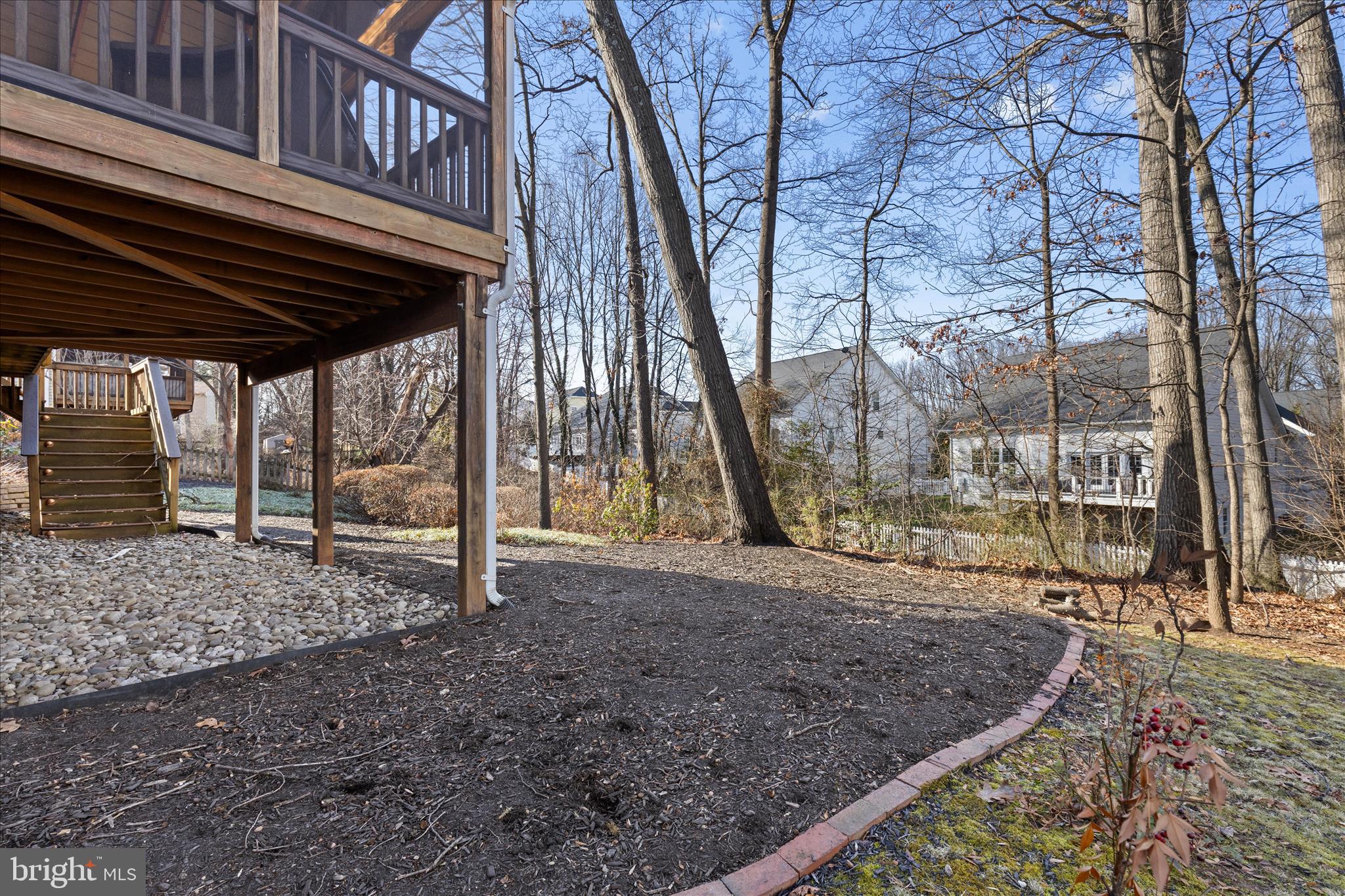 865 Moffett Forge Road Herndon, VA 20170 - Photo 55 of 62 a backyard of a house with lots of green space
