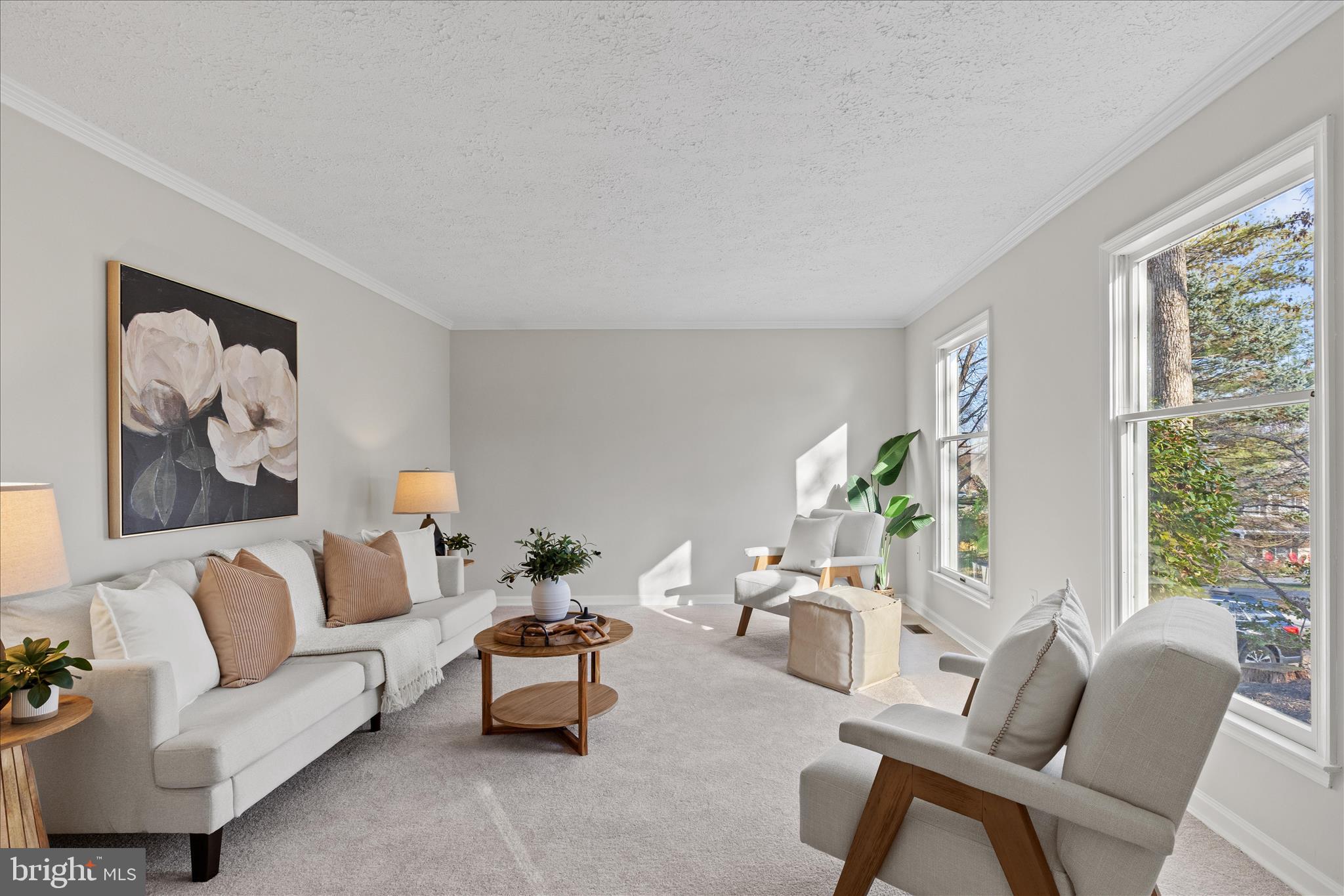 865 Moffett Forge Road Herndon, VA 20170 - Photo 8 of 62 a living room with furniture and a large window