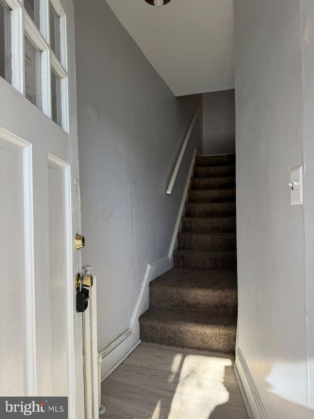 2464 Keyworth Avenue Baltimore, MD 21215 - Photo 18 of 36 a view of entryway and hall with wooden floor