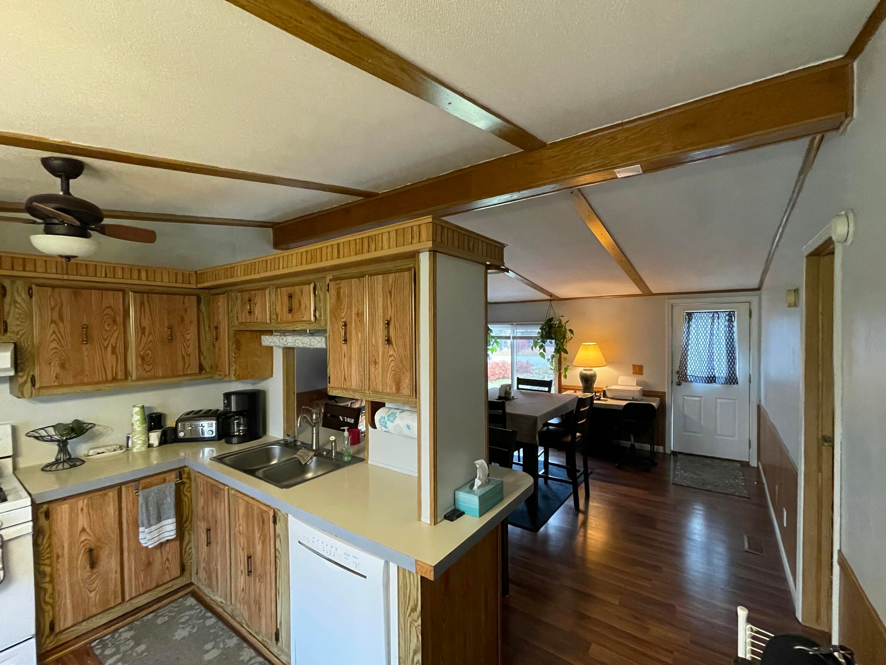 Kitchen Open to Dining