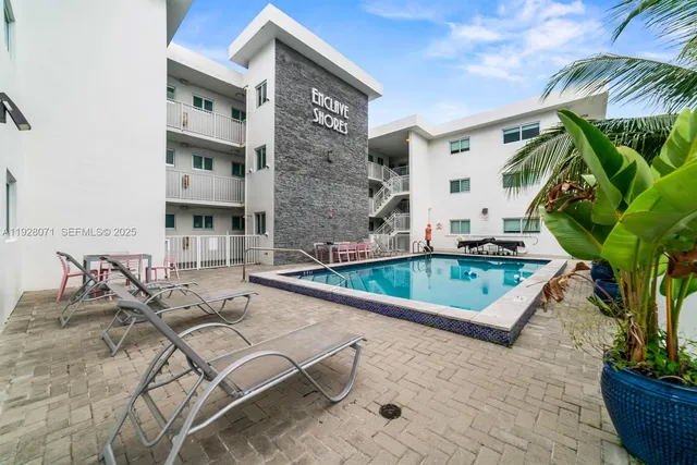 a city view with tall buildings