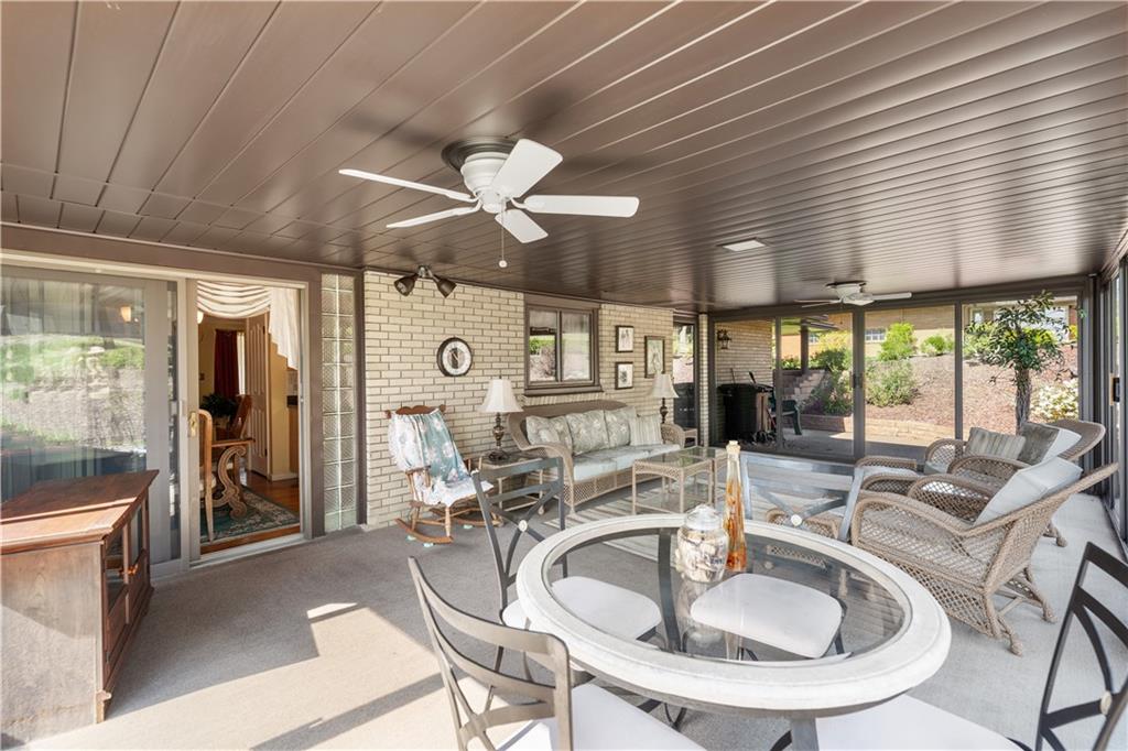 25 Willow Drive Monessen, PA 15062 - Photo 10 of 33 a view of a dining room with furniture window and outside view