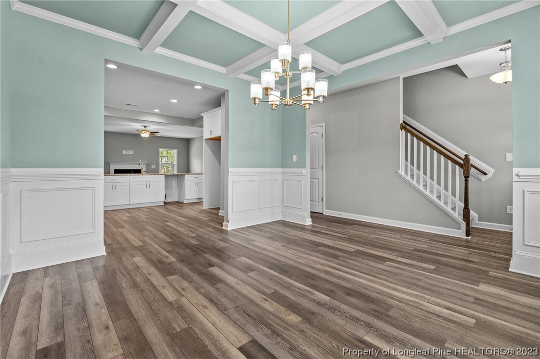 41 Timber Hill Crossing Spring Lake Spring Lake, NC 28390 - Photo 4 of 16 a view of livingroom and kitchen with wooden floor