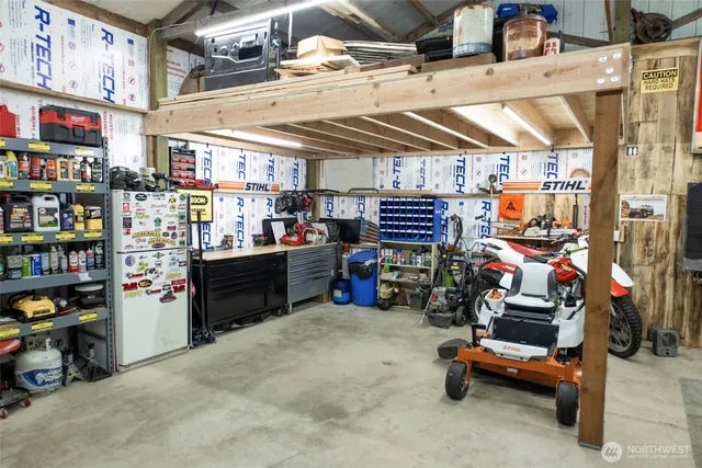 a view of storage and utility room