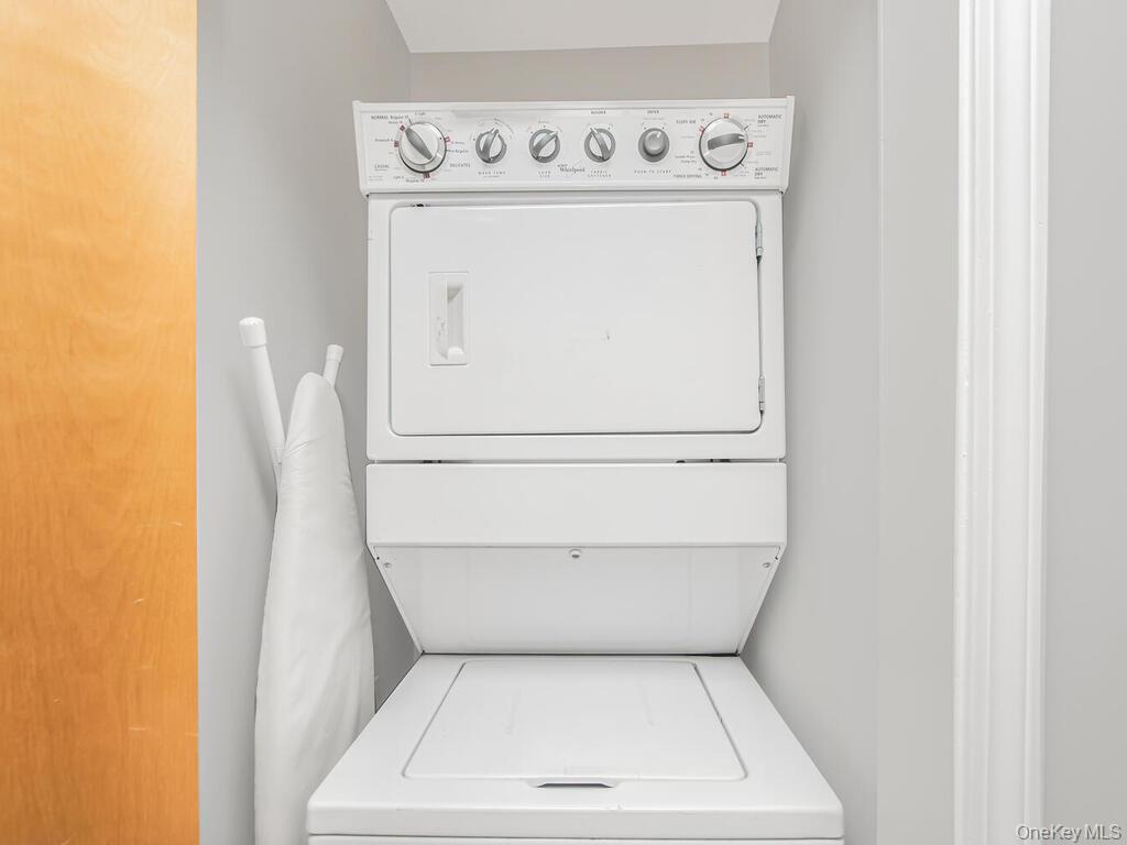 8 Davids Lane Ossining, NY 10562 - Photo 16 of 27 Laundry area with stacked washer / dryer