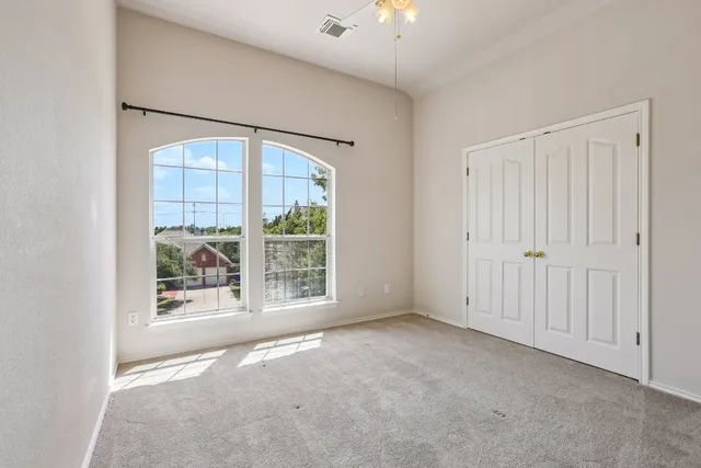 a view of an empty room